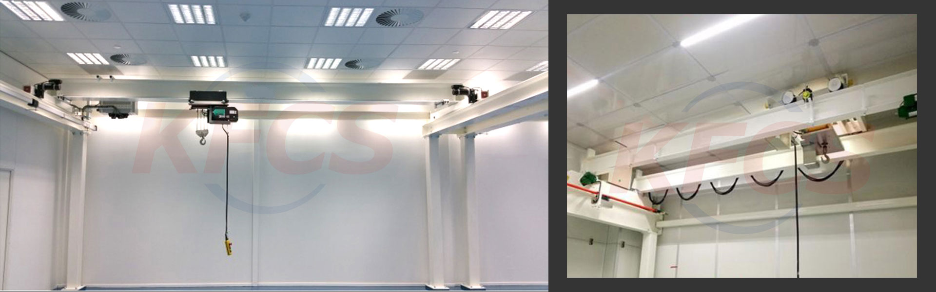 Stainless steel clean column cantilever crane
