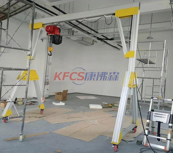 Aluminum alloy electric gantry crane