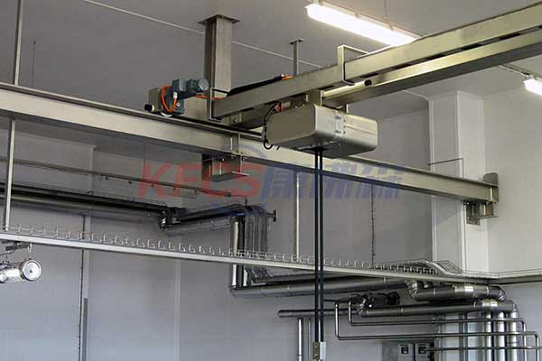 Semiconductor clean room cranes