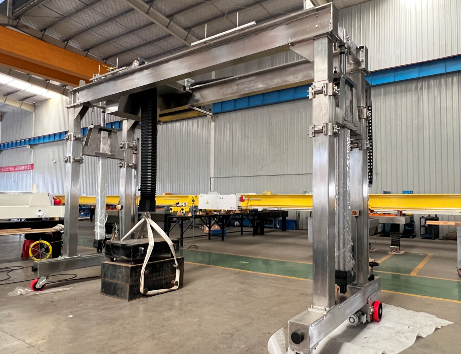 Stainless Steel Electric Double Beam Adjustable Gantry Crane