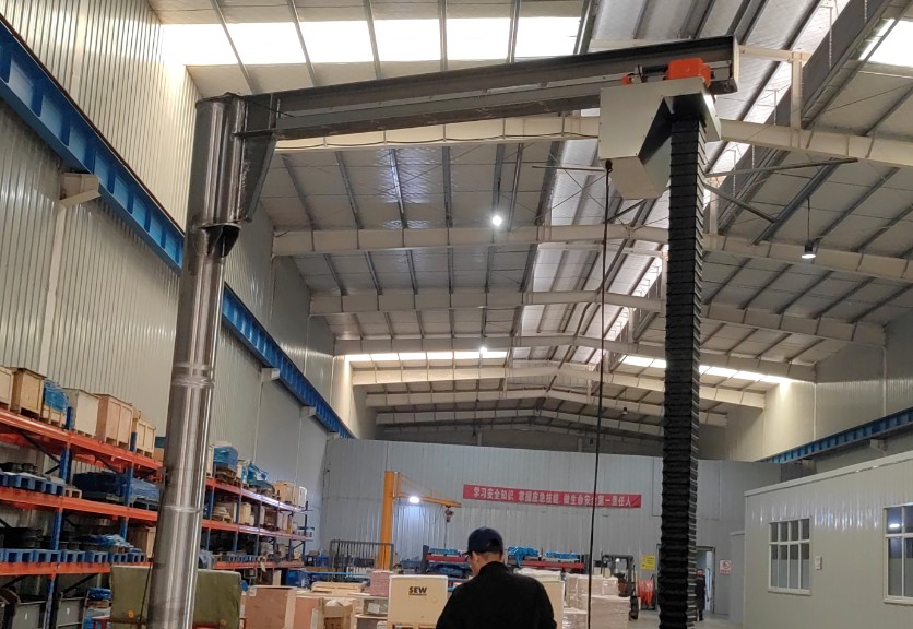 Stainless steel column jib crane