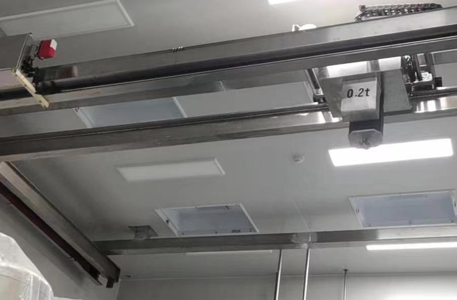 Stainless steel double girder crane