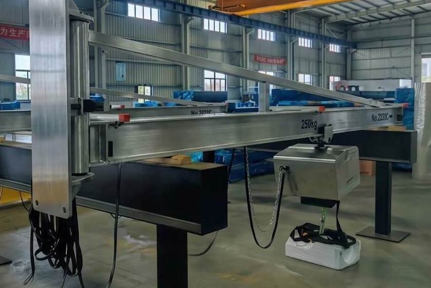 Stainless steel wall mounted jib crane