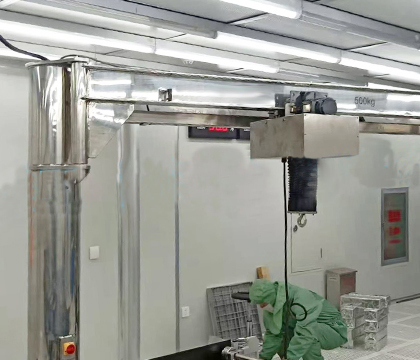 Stainless steel cantilever jib crane for semiconductor workshop